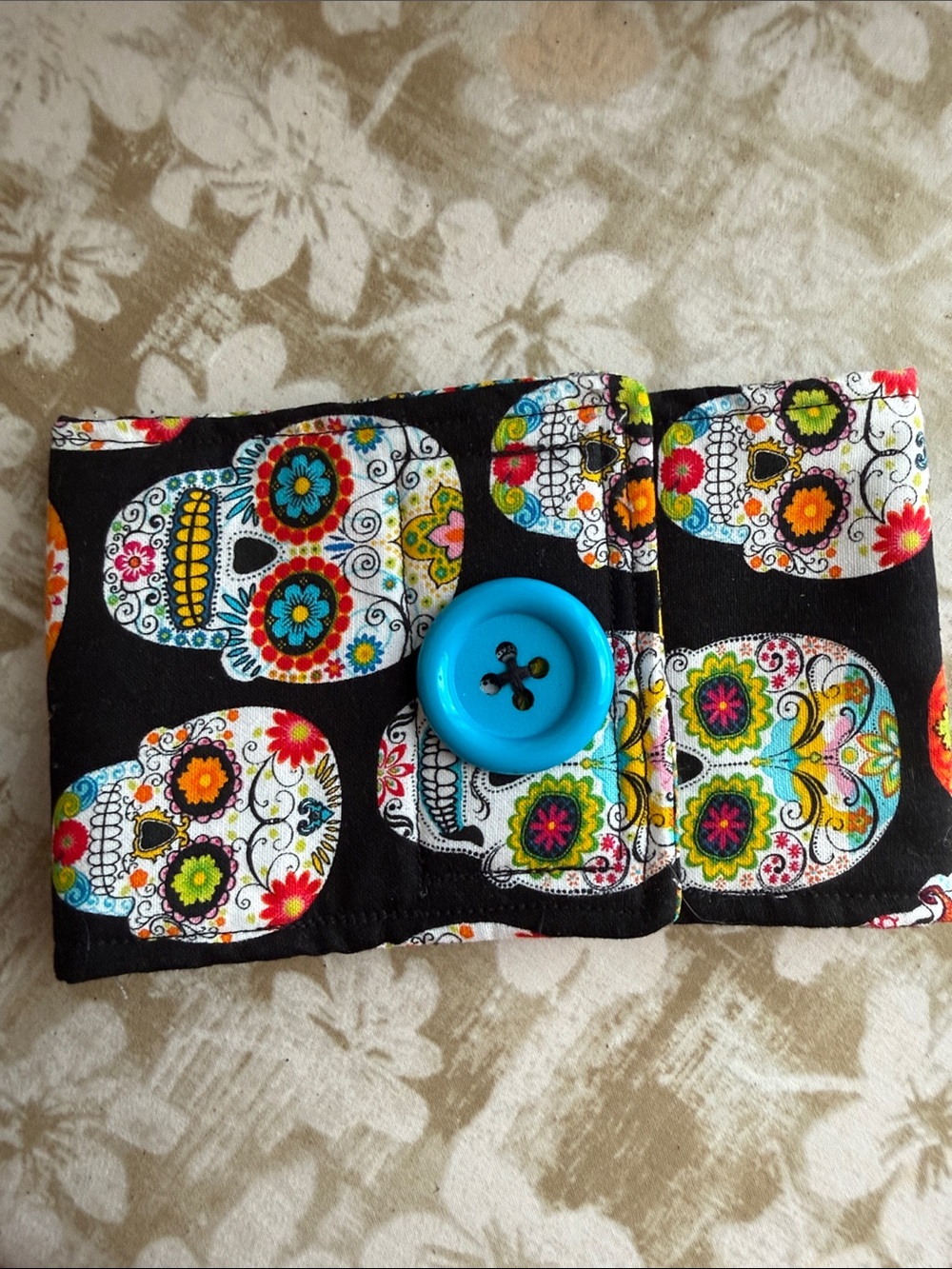 Belly Band sugar skulls handmade NWOT